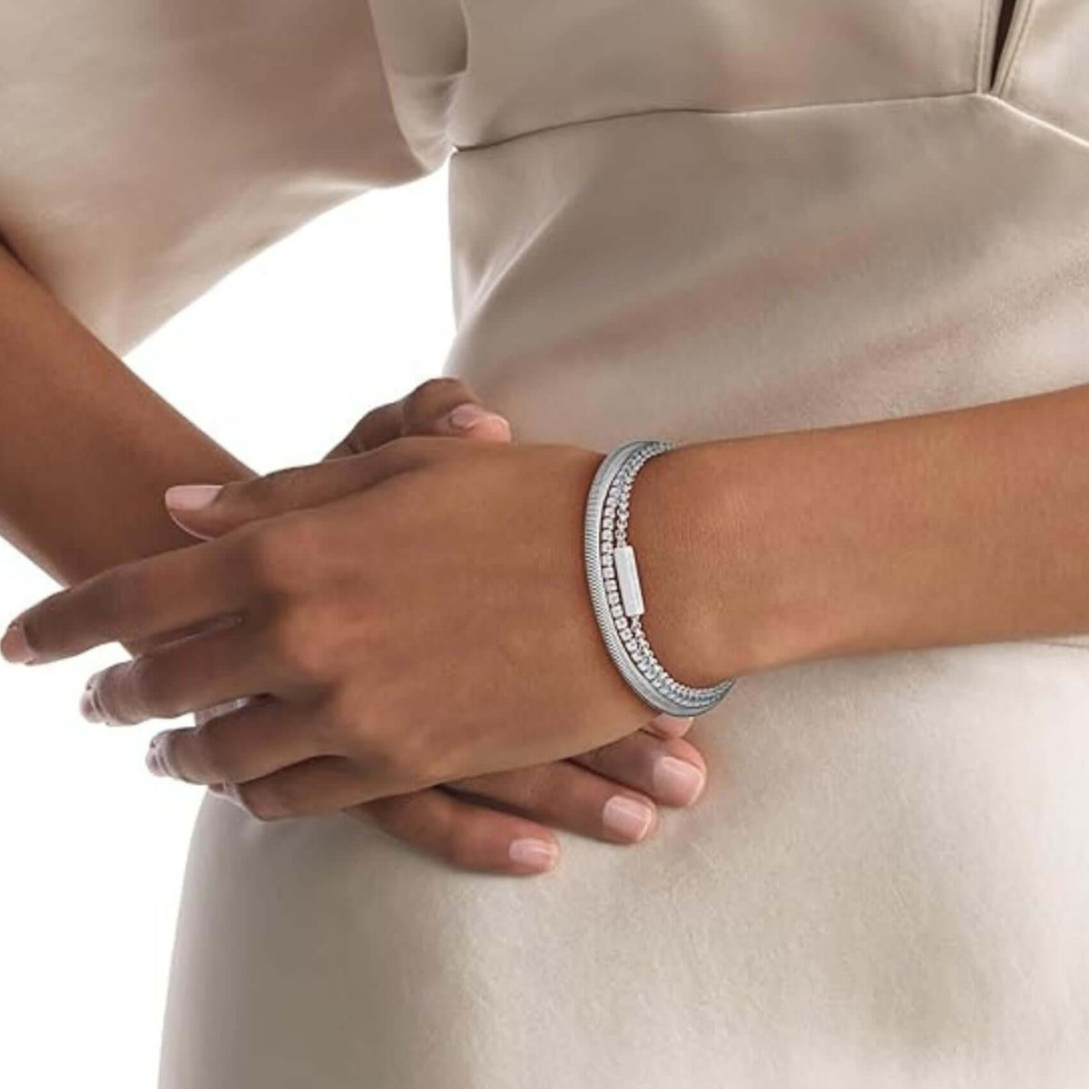 Γυναικείο Σετ 3 Βραχιολιών Calvin Klein 35000796 Ασημί