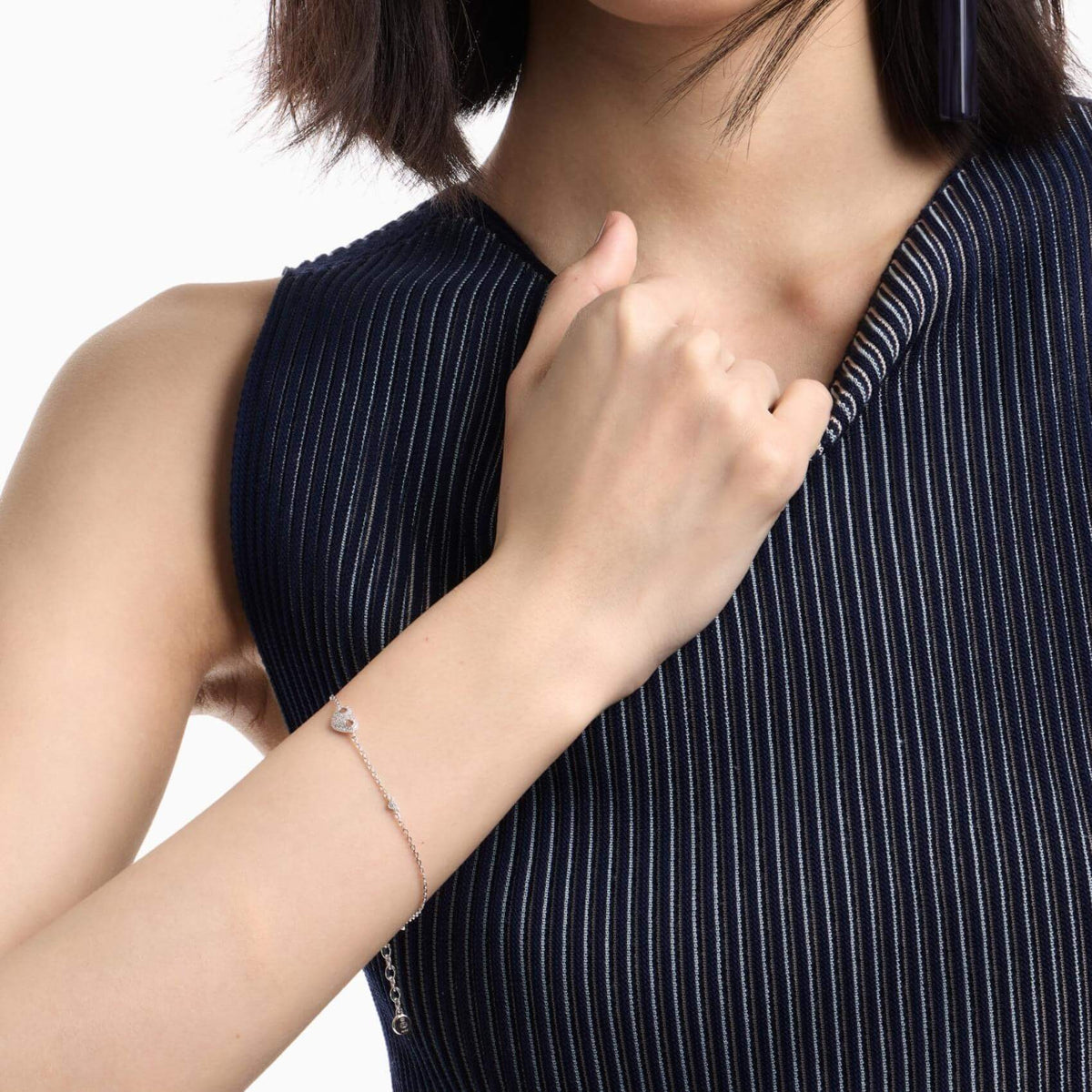 Ασημένιο Γυναικείο Βραχιόλι Emporio Armani Sentimental EG3647040 Καρδιά