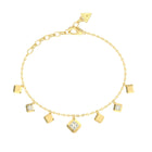 Γυναικείο Βραχιόλι Guess Ace of Diamonds JUBB06179JWYGL με Κρεμαστά Στοιχεία