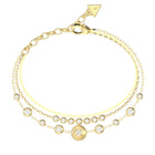 Βραχιόλι Guess Sparks JUBB06279JWYGL Χρυσό με Τριπλή Αλυσίδα