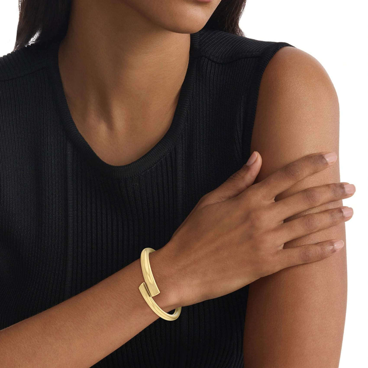 Γυναικείο Βραχιόλι Χειροπέδα Calvin Klein 35000763 Ατσάλινο Χρυσό