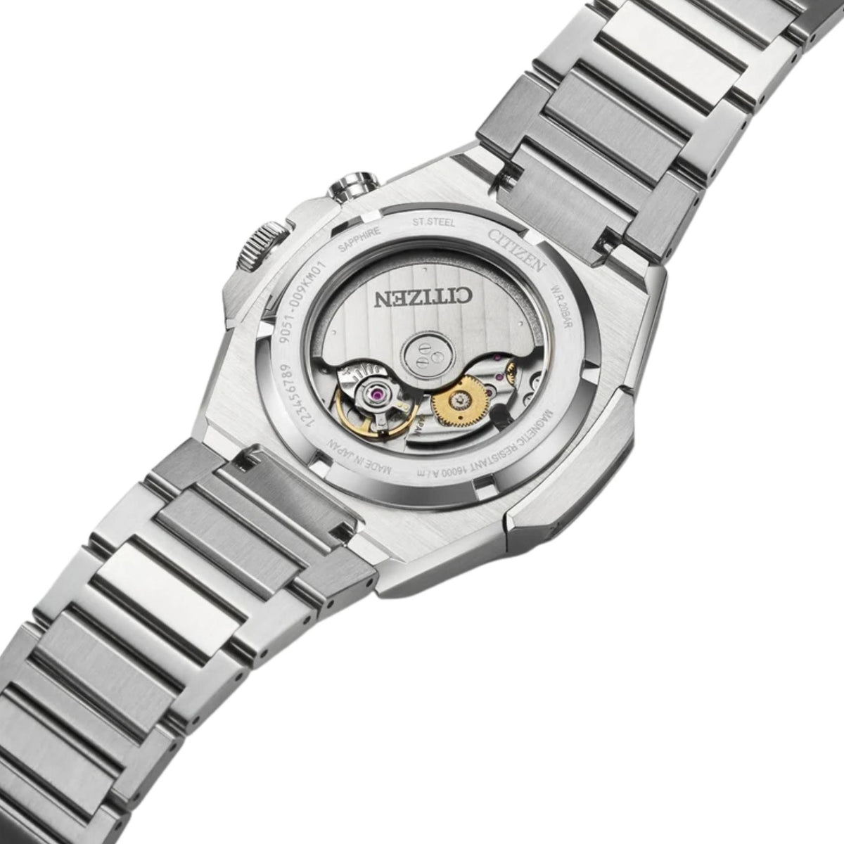 Open back ρολογιού Citizen Series 8 NB6060-58L με ορατό τον αυτόματο μηχανισμό