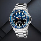 Καταδυτικό Ρολόι Festina F20663/1 Με Ασημί Μπρασελέ & Μπλε Καντράν