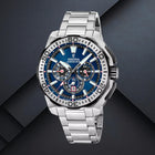 Καταδυτικό Ρολόι Festina Chrono Bike F20724/2 Με Ασημί Μπρασελέ & Μπλε Καντράν