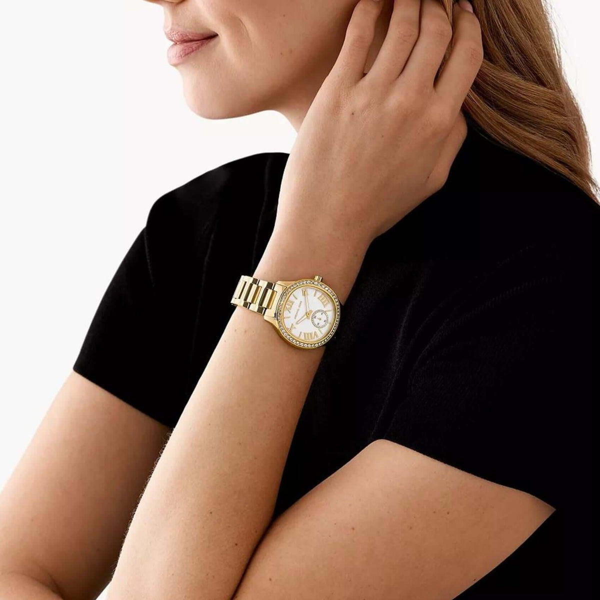 Γυναικείο Ρολόι Michael Kors Sage MK4805 Με Χρυσό Μπρασελέ