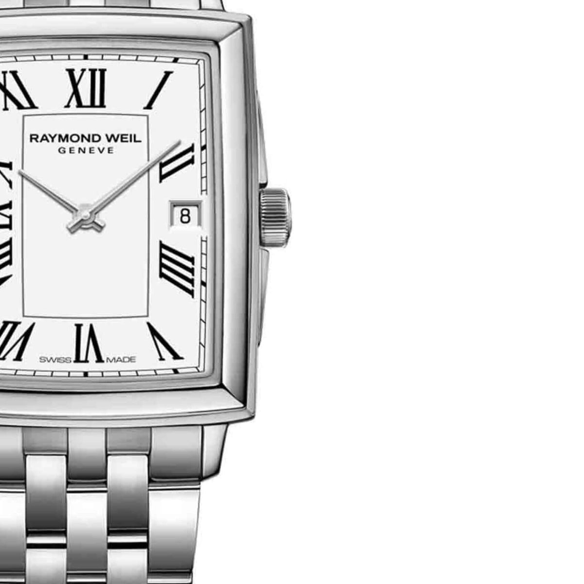 Raymond Weil Toccata 5925-ST-00300 Τετράγωνο Με Μπρασελέ
