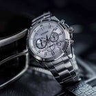Ρολόι Citizen AN8200-50A Χρονογράφος Με Ασημί Μπρασελέ