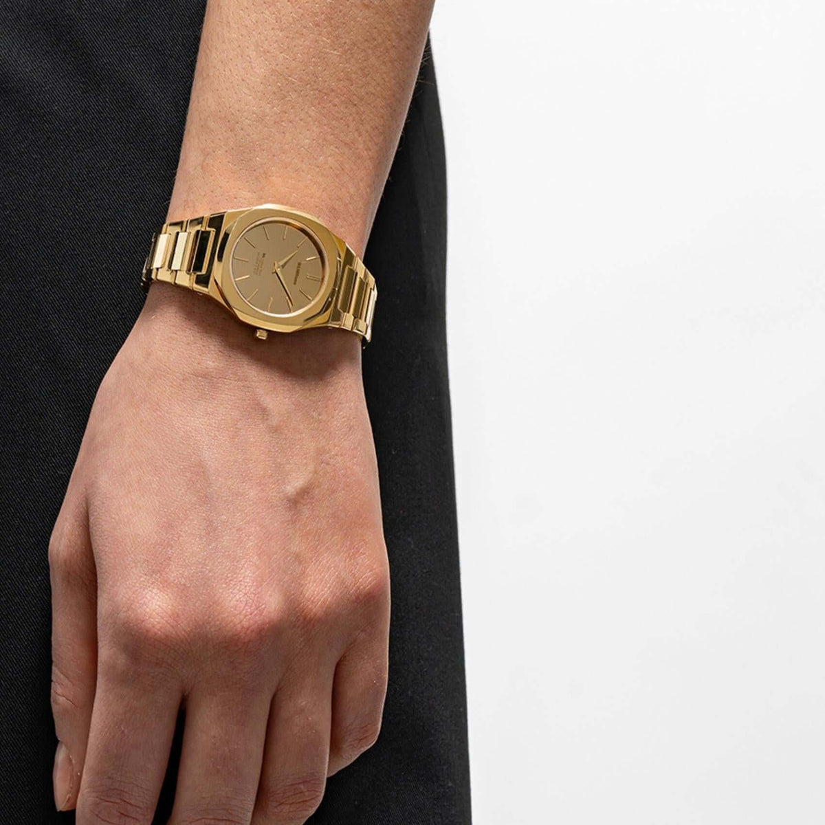 Ρολόι D1 Milano Gold Gleam D1-UTBL40 Με Χρυσό Μπρασελέ