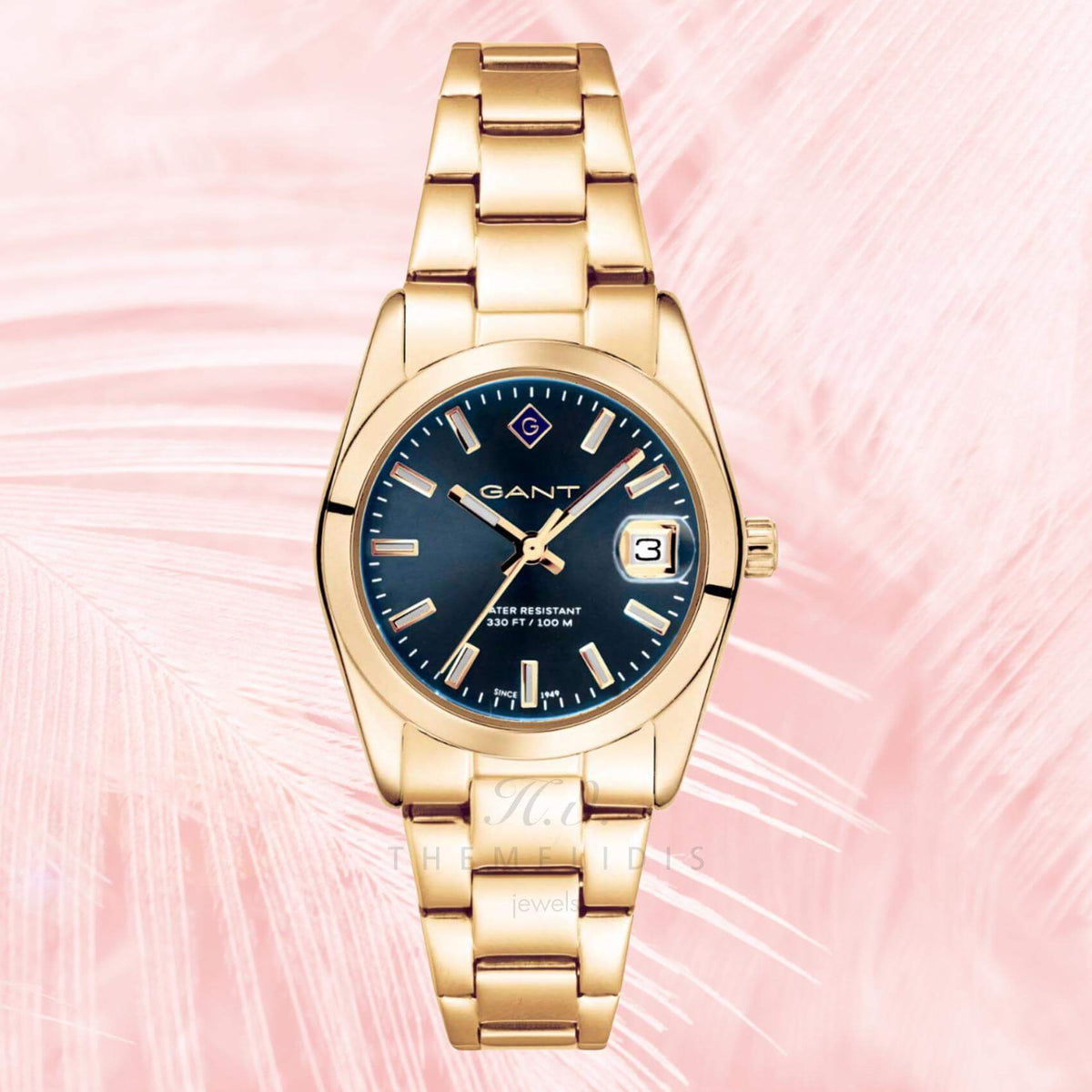Ρολόι Gant G186009 Everett Mini Με Χρυσό Μπρασελέ