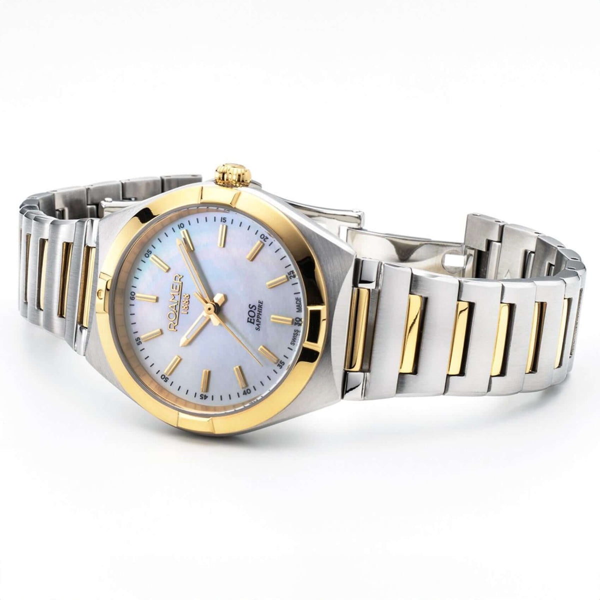 Roamer Eos Ladies 982847-47-20-20 Χρονογράφος Με Δίχρωμο Μπρασελέ