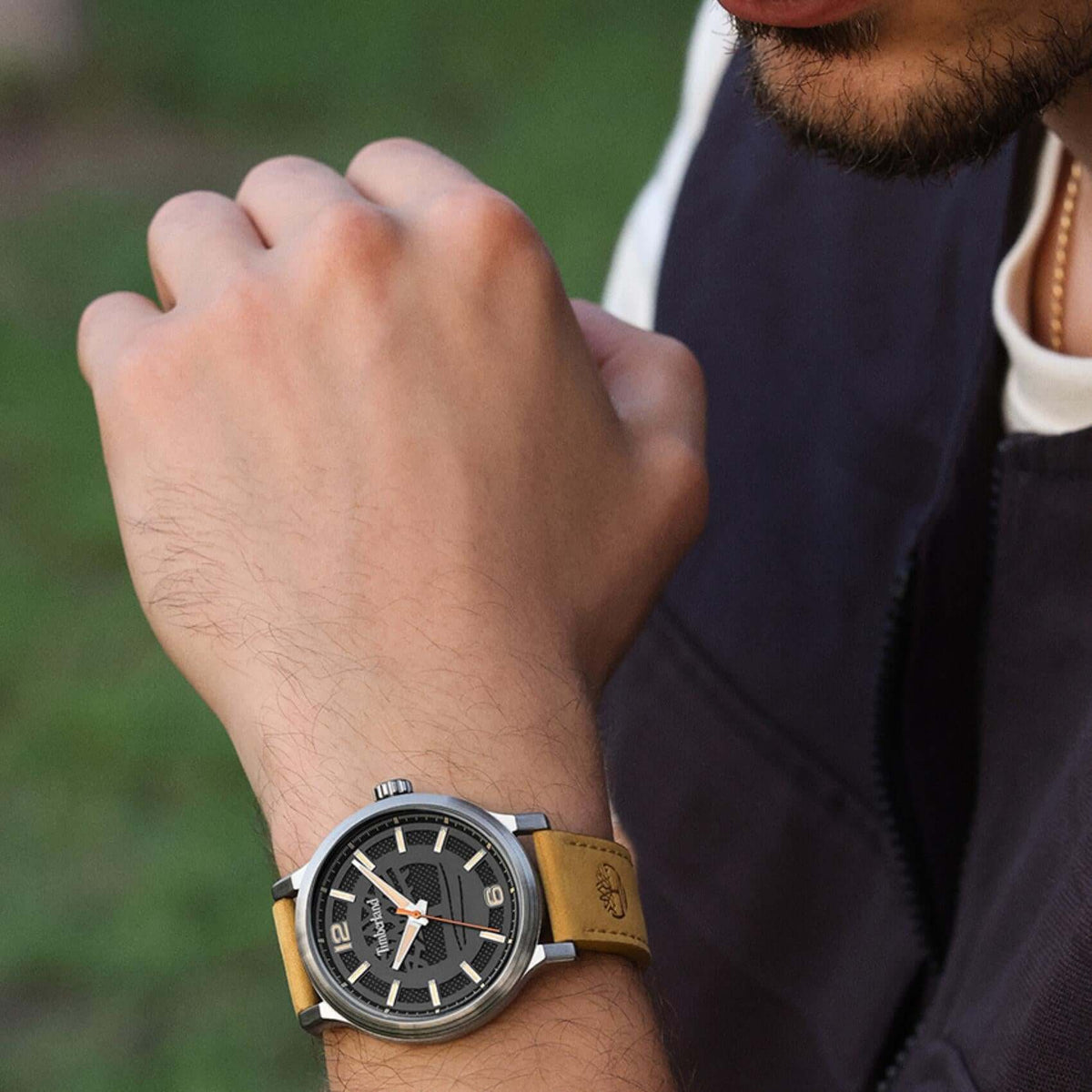 Ρολόι Timberland Driscoll TDWGA0094702 Με Ταμπά Δερμάτινο Λουράκι
