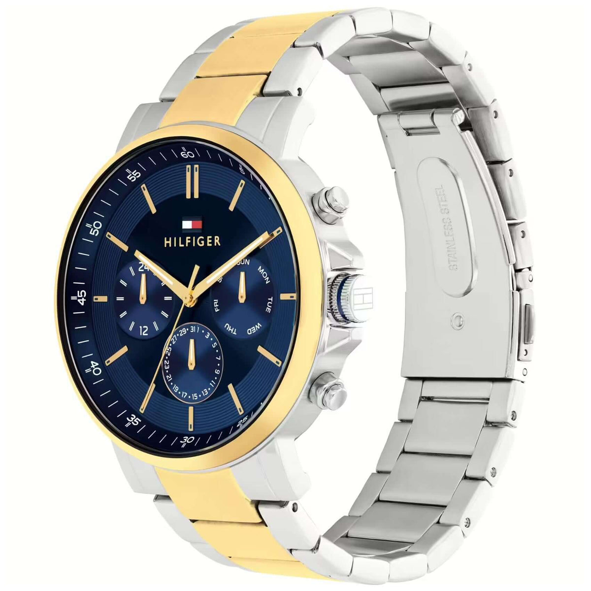 Ρολόι Tommy Hilfiger Tyson 1710710 Με Δίχρωμο Μπρασελέ