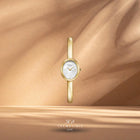 Γυναικείο Ρολόι Rosefield Bangle XS STWGSG-ST06 με Χρυσό Μπρασελέ & Λευκό Φίλντισι Καντράν