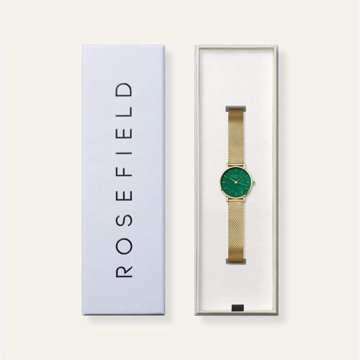 Συσκευασία ρολογιού Rosefield Small Edit Emerald SEEGMG-SE72.