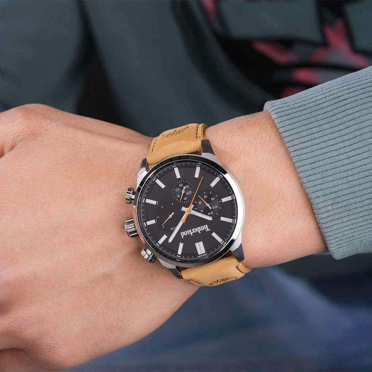 Ρολόι Timberland Henniker II TDWGF0028701 Με Ταμπά Δερμάτινο Λουράκι