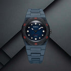 Ρολόι D1 Milano Carbon Diver D1-PDBJ02 Με Μπλε Μπρασελέ