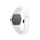 Ρολόι D1 Milano Essential Ceramic White 37 mm D1-CEBU02 Με Λευκό Κεραμικό Μπρασελέ