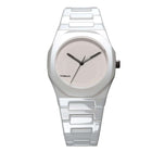 Ρολόι D1 Milano Essential Ceramic White 37 mm D1-CEBU02 Με Λευκό Κεραμικό Μπρασελέ