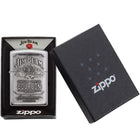 Αναπτήρας Zippo Jim Beam Silver 250JB.928 Αντιανεμικός