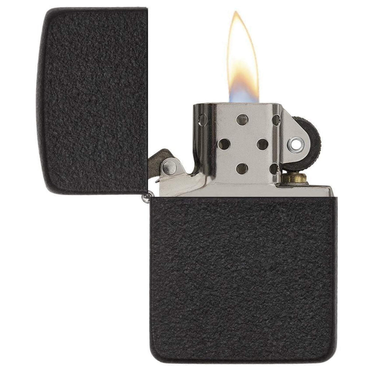 Αντιανεμικός αναπτήρας Zippo Replica 1941 Black Cracle 28582 σε μαύρο χρώμα με ματ υψή και δυνατότητα χαράγματος για ένα προσωποποιημένο δώρο.