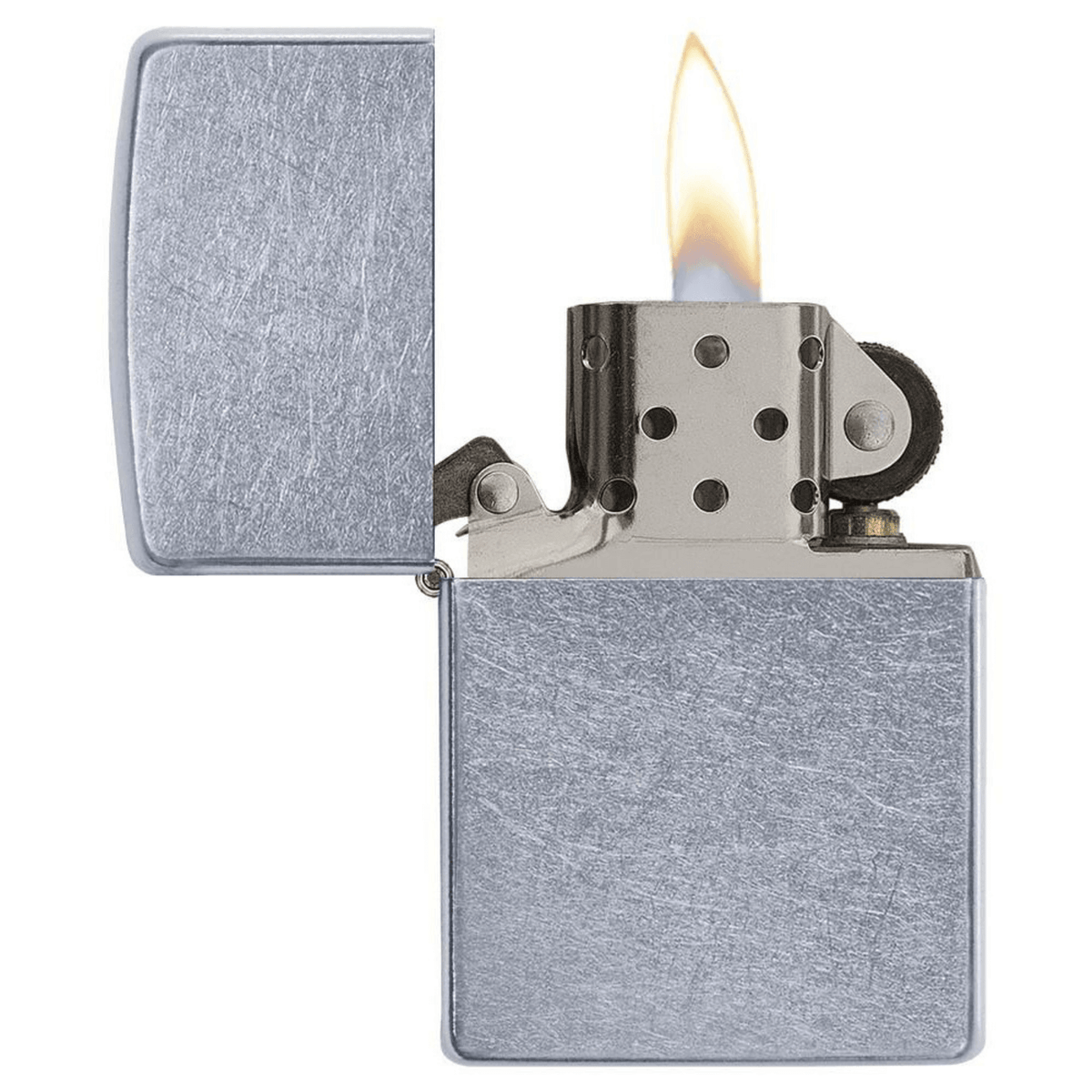 Αναπτήρας Zippo Street Chrome 207 Αντιανεμικός
