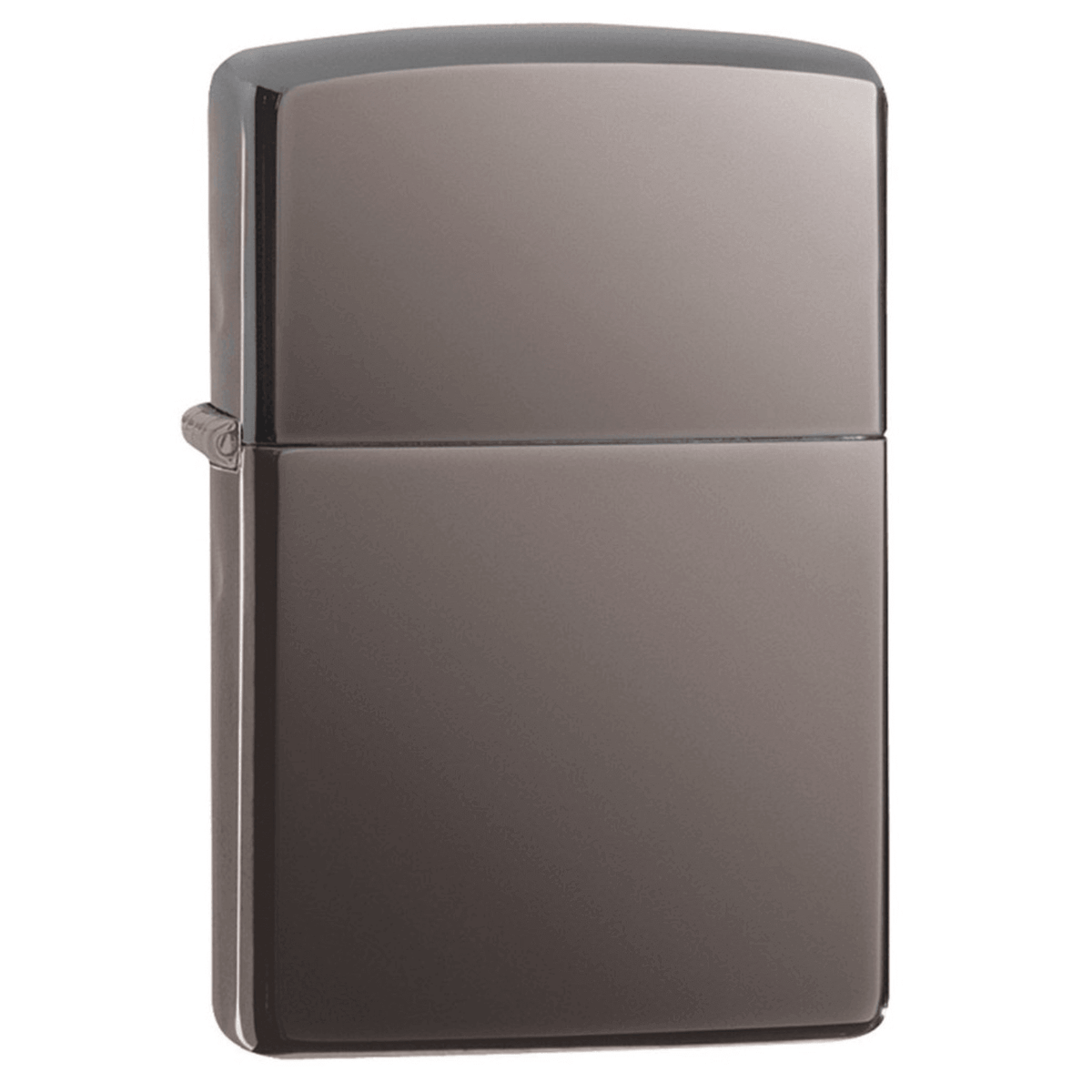 Αντιανεμικός αναπτήρας Zippo Black Ice 150 σε γκρι σκούρο χρώμα και γυαλιστερή υφή με δυνατότητα χαράγματος για ένα προσωποποιημένο δώρο.