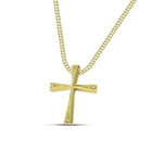 Βαπτιστικός Σταυρός για Κορίτσι MCS090 Χρυσός 14K Γεωμετρικός με Ζιργκόν