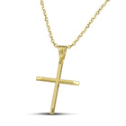 Βαπτιστικός Σταυρός για Κορίτσι CS009 Χρυσός 14K Κλασικός Λουστρέ