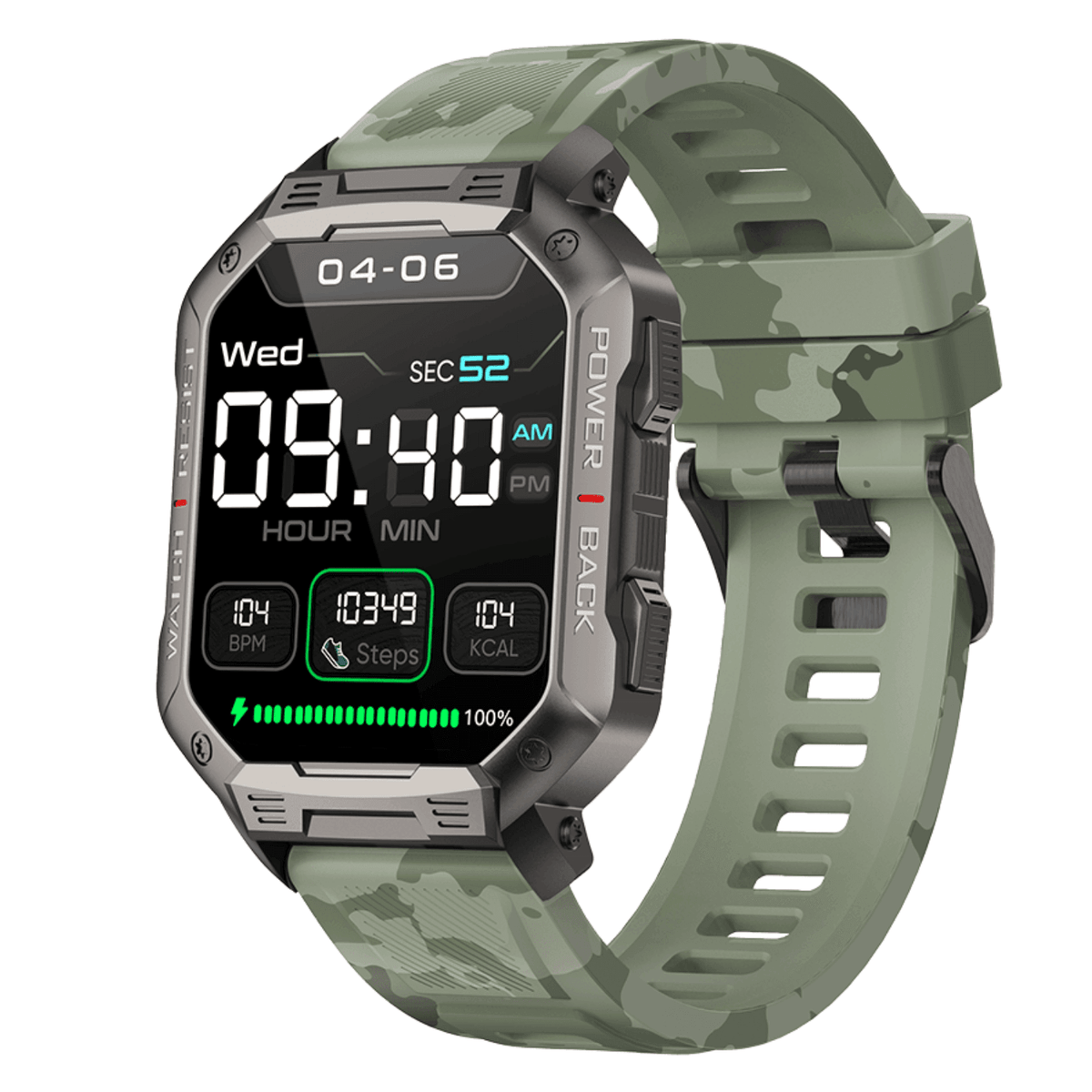 Ρολόι Smartwatch DAS4 Military Green Silicone SG35 203065032